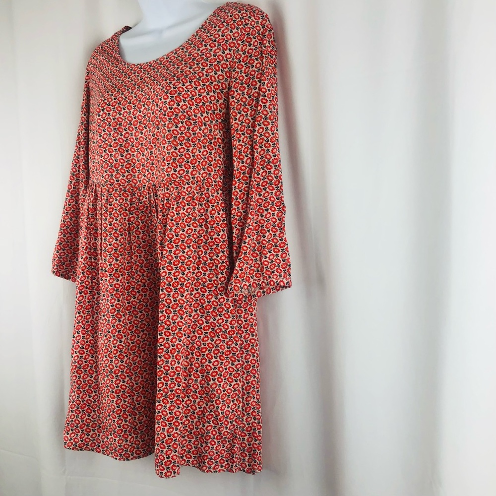 Old Navy Rayon floral high waisted long sleeve mini dress MP & S - Picture 5 of 16